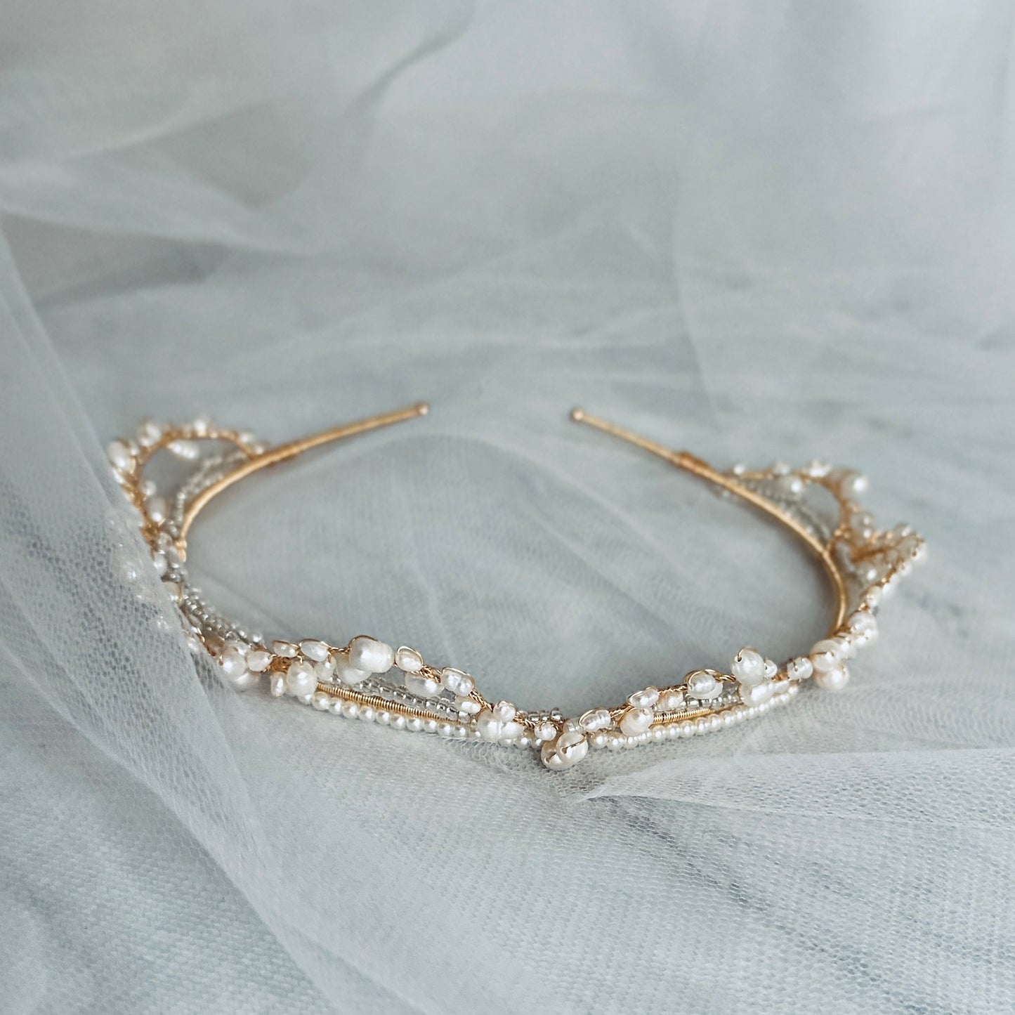 Mary Crown & Earrings