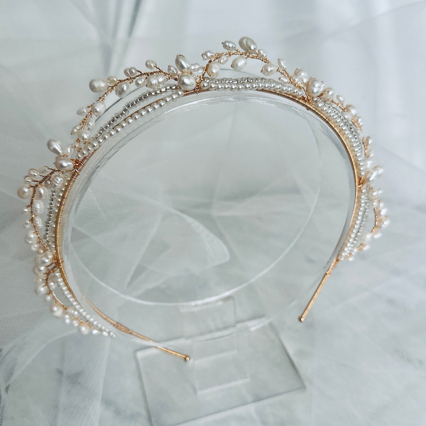 Mary Crown & Earrings